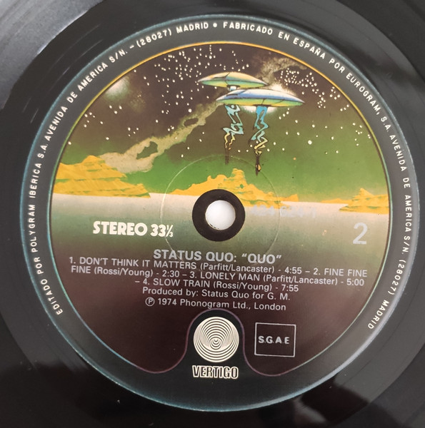 Status Quo - Quo | Vertigo (424 624-1) - 3 Status Quo - Quo | Vertigo (424 624-1) - 3