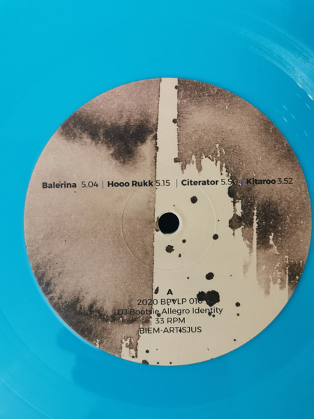 DJ Bootsie - Allegro Identity | Budapest Vinyl (BPVLP016) - 3 DJ Bootsie - Allegro Identity | Budapest Vinyl (BPVLP016) - 3