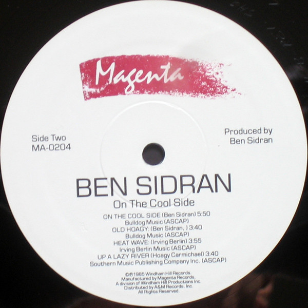 Ben Sidran - On The Cool Side | Magenta (MA-0204) - 2