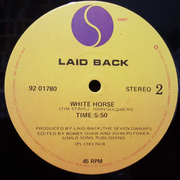 Laid Back - Sunshine Reggae (12") [Vinyl] | Sire (92 01780) - 3