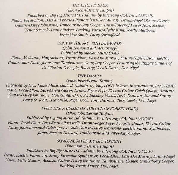 Elton John - Elton John's Greatest Hits Volume II | Polydor (314 512 533-2) - 4 Elton John - Elton John's Greatest Hits Volume II | Polydor (314 512 533-2) - 4