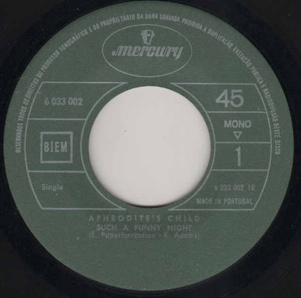 Aphrodite's Child - Such A Funny Night | Mercury (6033002) - 3