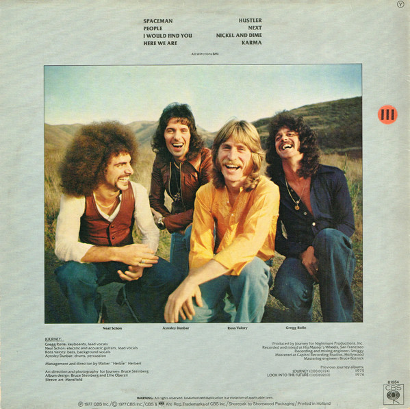 Journey - Next | CBS (CBS 81554) - 2