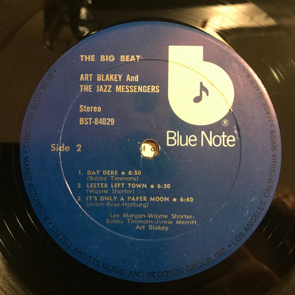 Art Blakey & The Jazz Messengers - The Big Beat | Blue Note (BST-84029) - 4 Art Blakey & The Jazz Messengers - The Big Beat | Blue Note (BST-84029) - 4