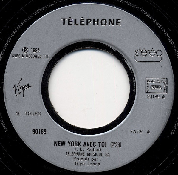Téléphone - New York Avec Toi | Virgin (90189) - 3