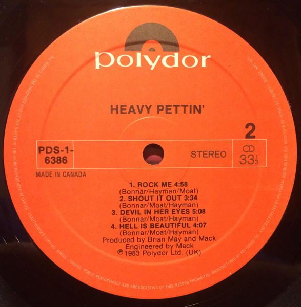 Heavy Pettin - Heavy Pettin [Vinyl] | Polydor (PDS-1-6386) - 4