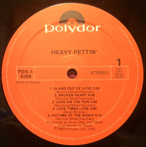 Heavy Pettin - Heavy Pettin [Vinyl] | Polydor (PDS-1-6386) - 3