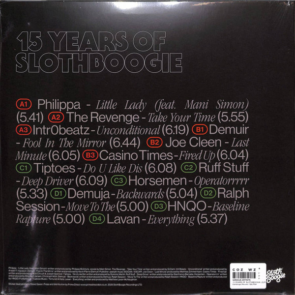 Various - 15 Years Of SlothBoogie | SlothBoogie (SBLP004) - 2