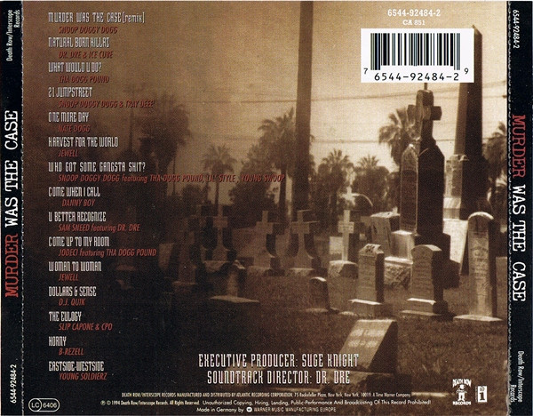 Various - Murder Was The Case (The Soundtrack) | Death Row Records (6544-92484-2) - 2 Various - Murder Was The Case (The Soundtrack) | Death Row Records (6544-92484-2) - 2