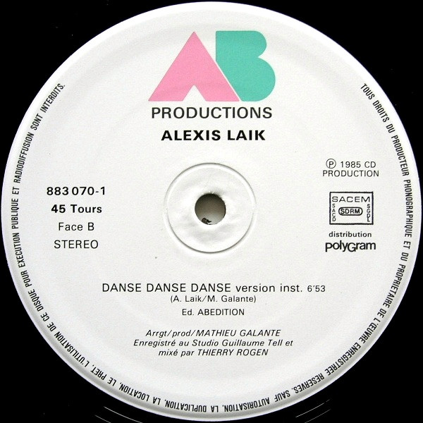 Alexis Laik - Danse Danse Danse | AB Productions (883 070-1) - 4 Alexis Laik - Danse Danse Danse | AB Productions (883 070-1) - 4
