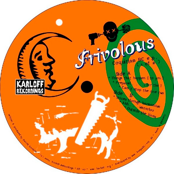 Frivolous - Coquitlam BC EP (1 Of 2) | Karloff Rekordings (KLF 07) - 4