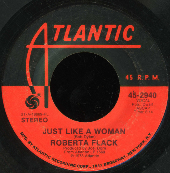 Roberta Flack - Killing Me Softly With His Song | Atlantic (45-2940) - 2 Roberta Flack - Killing Me Softly With His Song | Atlantic (45-2940) - 2