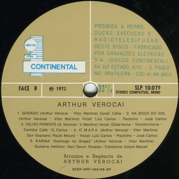 Arthur Verocai - Arthur Verocai | Mr Bongo (MRBLP133) - 3