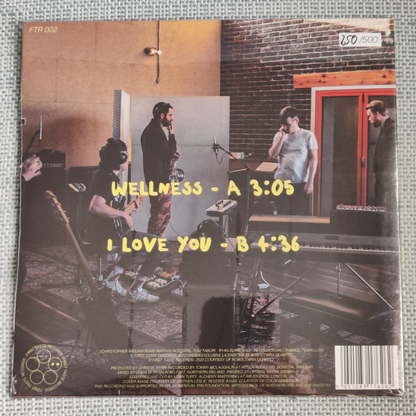 Robocobra Quartet - Wellness / I Love You | First Taste Records (FTR 002) - 2