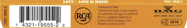 Loft - Love Is Magic | RCA (74321 19555 2) - 2 Loft - Love Is Magic | RCA (74321 19555 2) - 2