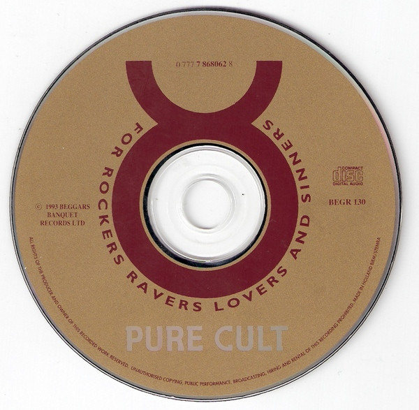 The Cult - Pure Cult (For Rockers Ravers Lovers And Sinners) | Beggars Banquet (BEGR 130) - 3 The Cult - Pure Cult (For Rockers Ravers Lovers And Sinners) | Beggars Banquet (BEGR 130) - 3