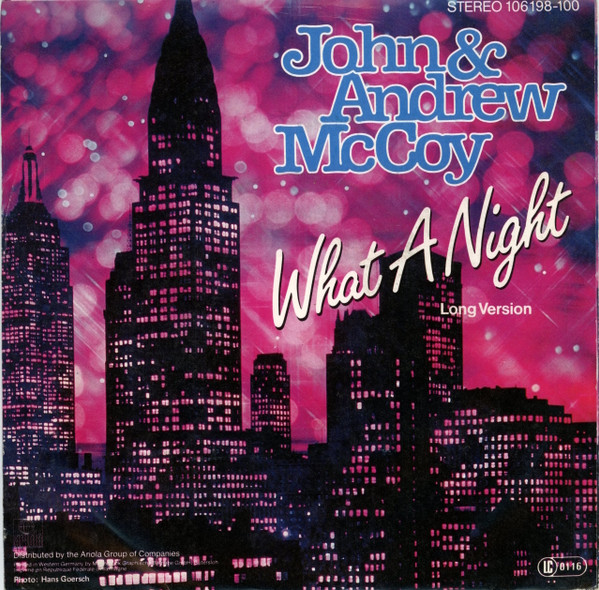 John & Andrew McCoy - What A Night | Ariola (106 198) - 2