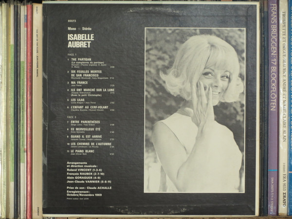 Isabelle Aubret - Isabelle Aubret | Barclay (80073) - 3 Isabelle Aubret - Isabelle Aubret | Barclay (80073) - 3