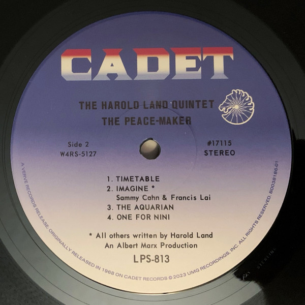 Harold Land Quintet - The Peace-Maker | Verve Records (B0038186-01) - 4 Harold Land Quintet - The Peace-Maker | Verve Records (B0038186-01) - 4