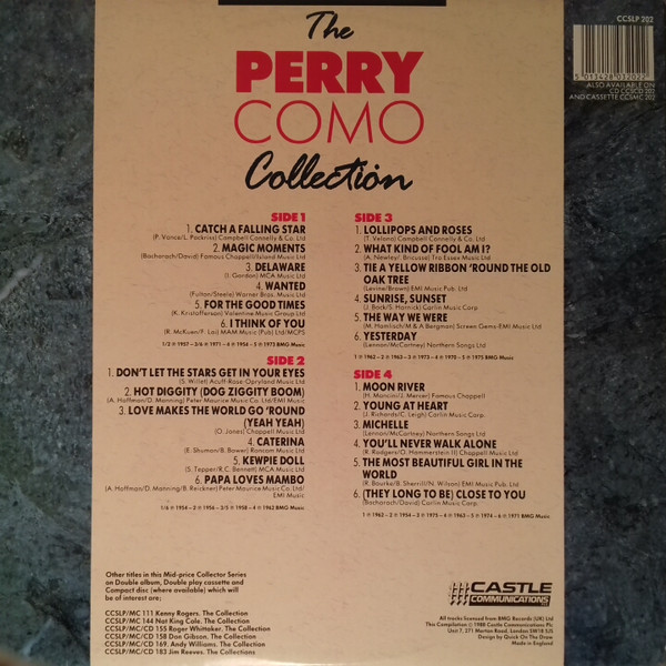 Perry Como - The Perry Como Collection | Castle Communications (CCSLP 202) - 2