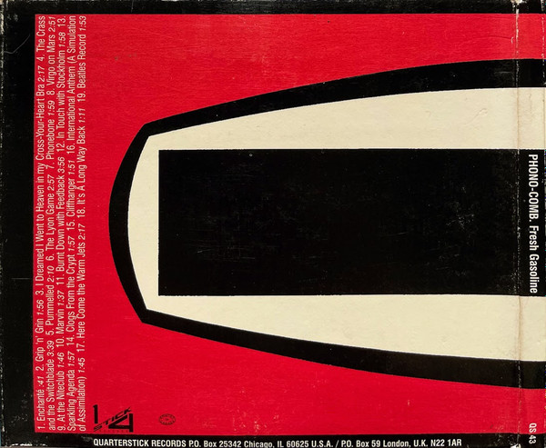 Phono-Comb - Fresh Gasoline | Quarterstick Records (QS43) - 2