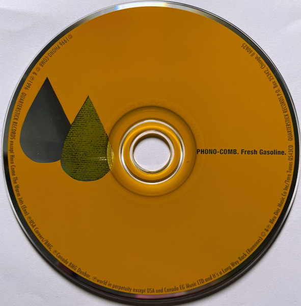 Phono-Comb - Fresh Gasoline | Quarterstick Records (QS43) - 3
