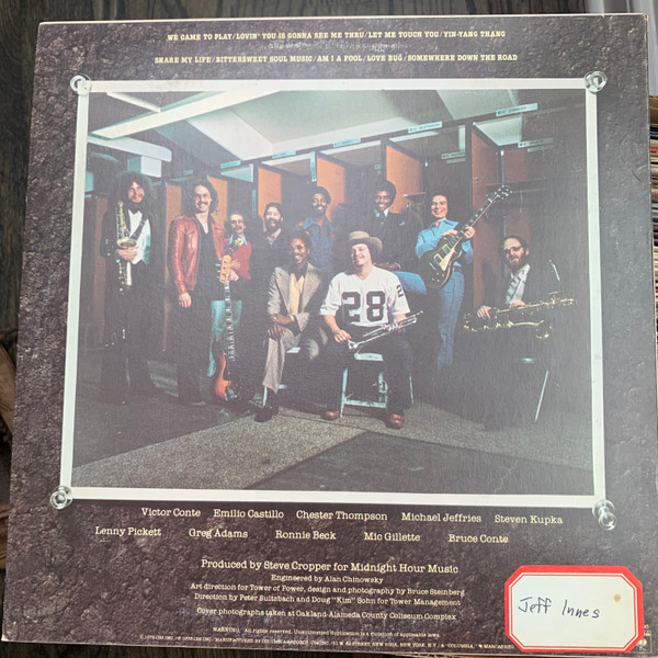 Tower Of Power - We Came To Play | Columbia (JC 34906) - 2