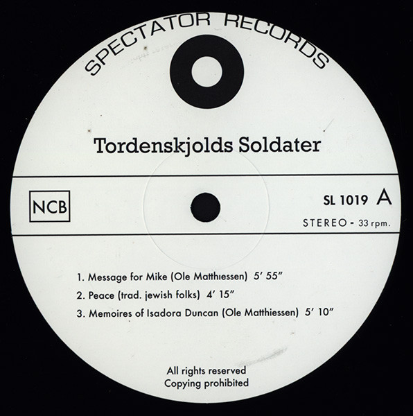 Tordenskjolds Soldater - Peace | seriE.WOC (EWOC06LP) - 3 Tordenskjolds Soldater - Peace | seriE.WOC (EWOC06LP) - 3