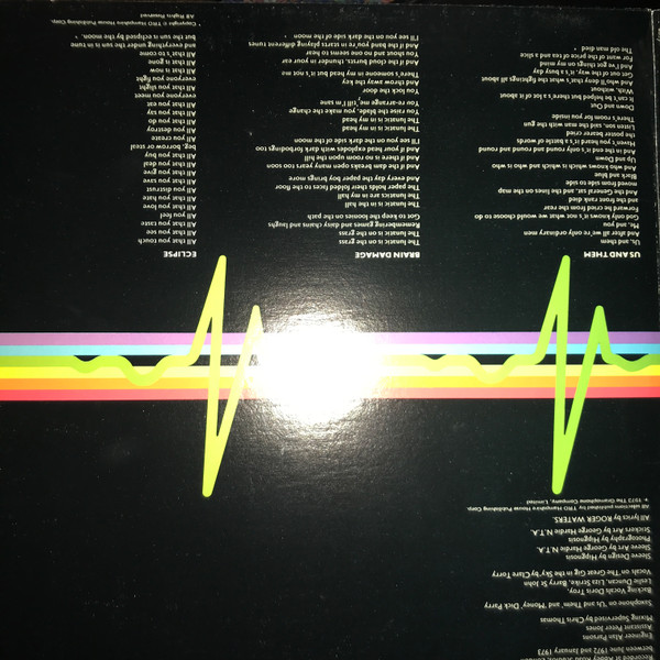 Pink Floyd - The Dark Side Of The Moon | Harvest (SMAS 11163) - 4