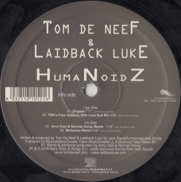 Tom De Neef & Laidback Luke - Humanoidz | Net's Work International (NWI 255 Mix 2008)