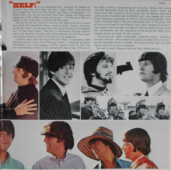 The Beatles - Help! (Original Motion Picture Soundtrack) [Vinyl] | Capitol Records (2386) - 3