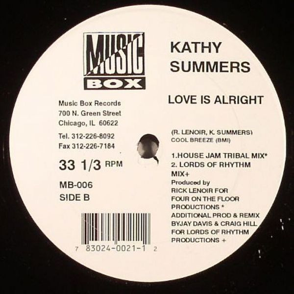 Kathy Summers - Love Is Alright | Music Box Records (MB-006) - 2