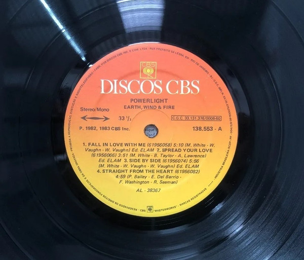 Earth, Wind & Fire - Powerlight | Discos CBS (138.553) - 3