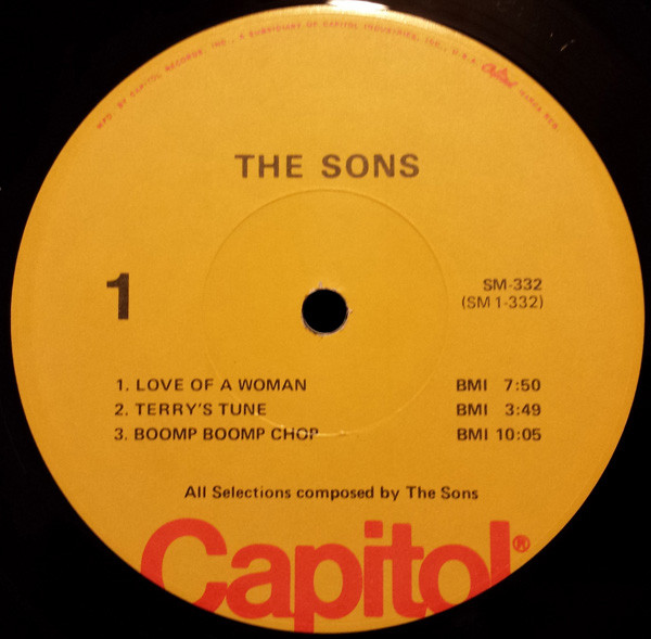 The Sons Of Champlin - The Sons | Capitol Records (SM-332) - 3 The Sons Of Champlin - The Sons | Capitol Records (SM-332) - 3