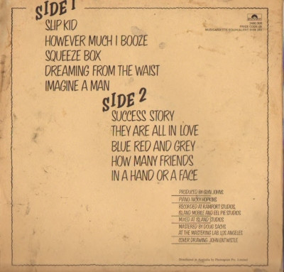 The Who By Numbers
