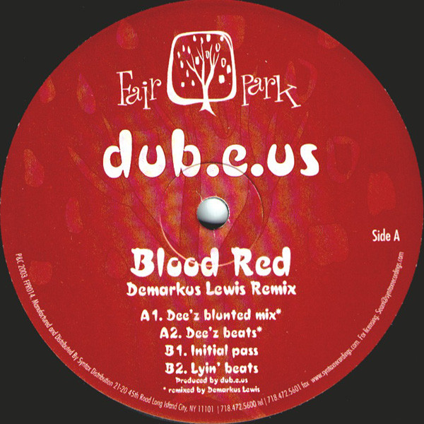 DUB.E.US - Blood Red | Fair Park (FPR014)