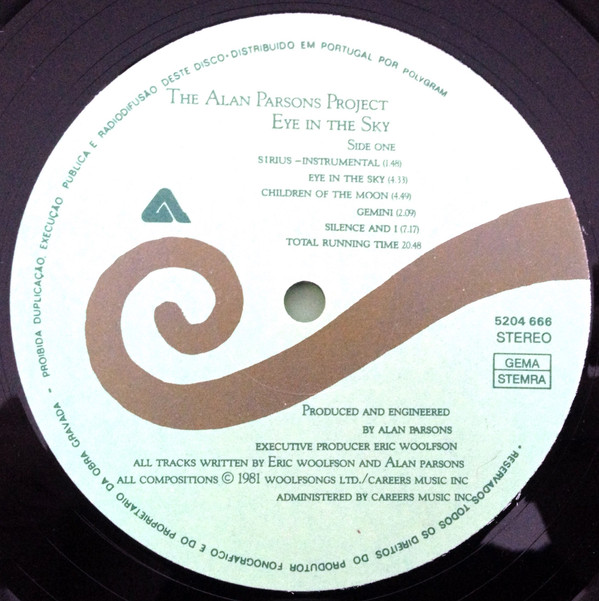 The Alan Parsons Project - Eye In The Sky | Arista (5204666) - 2