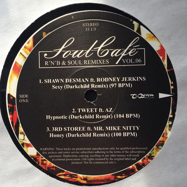 Various - Soul Café - R'N'B & Soul Remixes Vol. 6 | T-Town Records (SOUL CAFE 06) - 4