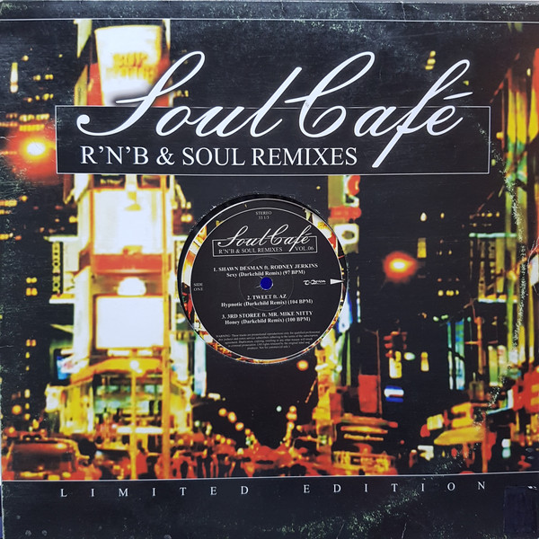 Various - Soul Café - R'N'B & Soul Remixes Vol. 6 | T-Town Records (SOUL CAFE 06) - main