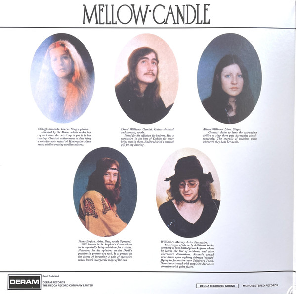 Mellow Candle - Swaddling Songs | Deram (487 755-7) - 2 Mellow Candle - Swaddling Songs | Deram (487 755-7) - 2