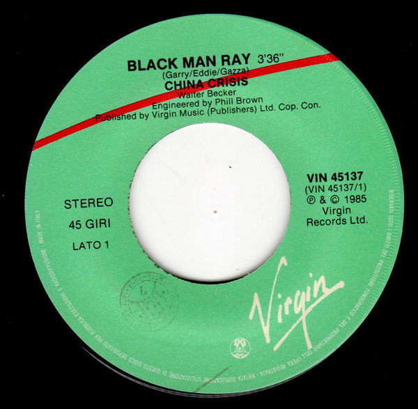 China Crisis - Black Man Ray | Virgin (VIN 45137) - 3