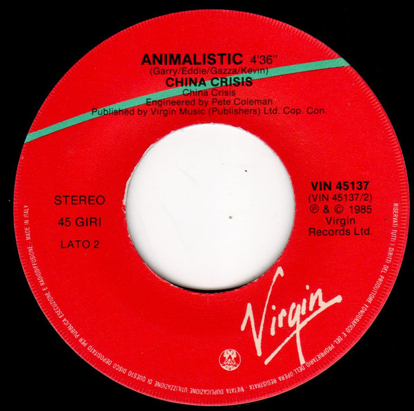 China Crisis - Black Man Ray | Virgin (VIN 45137) - 4