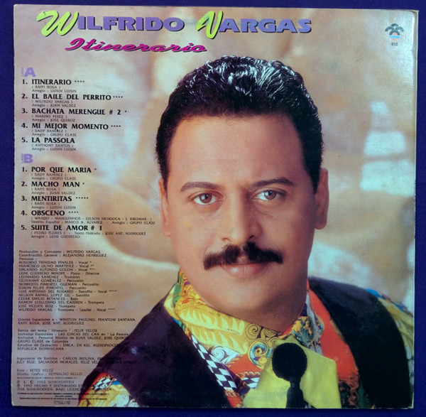 Wilfrido Vargas - Itinerario | Sono-Rodven (498) - 2