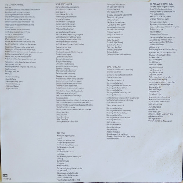 Kate Bush - The Sensual World | EMI (7930781) - 3