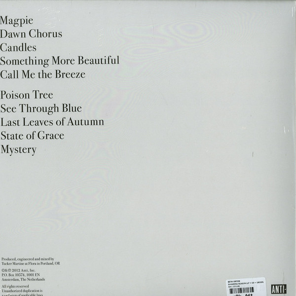 Beth Orton - Sugaring Season | Anti- (7118-1) - 2 Beth Orton - Sugaring Season | Anti- (7118-1) - 2