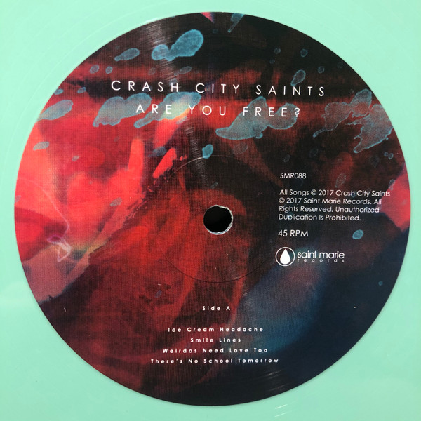 Crash City Saints - Are You Free? | Saint Marie Records (SMR088) - 4