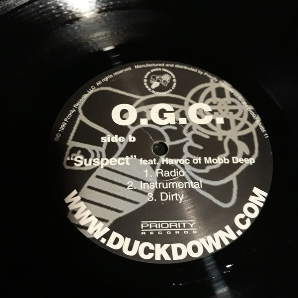 O.G.C. - Bounce To The Ounce / Suspect | Duck Down Records (PVL 53495) - 3