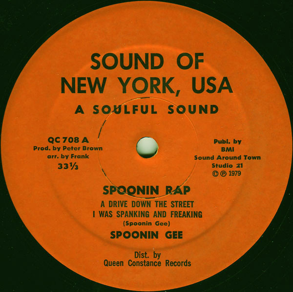Spoonie Gee - Spoonin Rap | Sound Of New York, USA (QC 708)