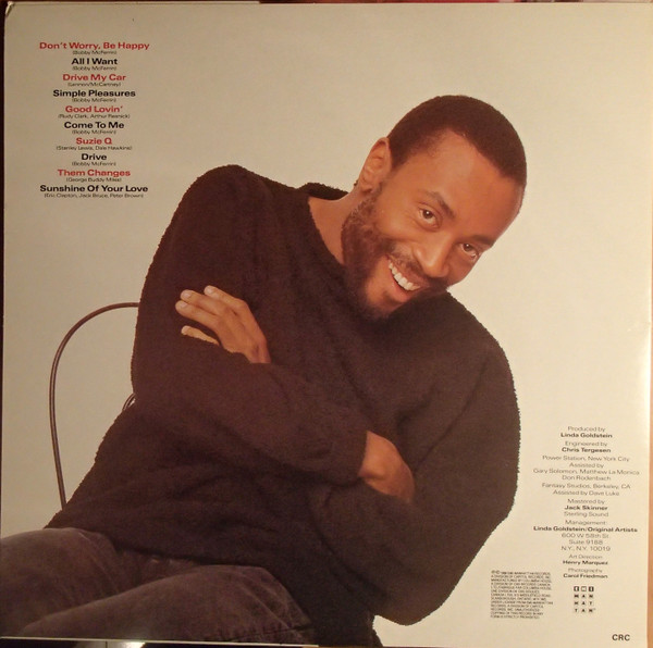 Bobby McFerrin - Simple Pleasures [Vinyl] | EMI-Manhattan Records (E1 48059) - 2