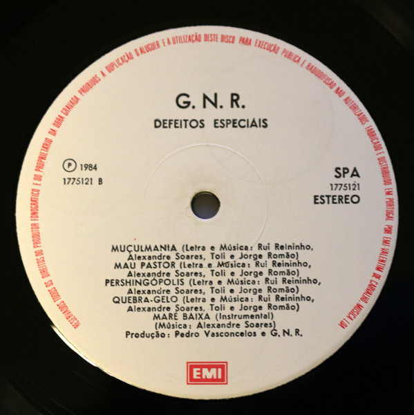 GNR - Defeitos Especiais | EMI (1775121) - 3